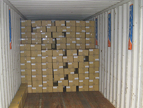 container desiccant application pictures